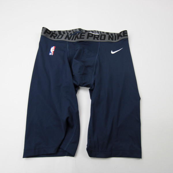 Nike NBA Authentics Compression Shorts Men's Navy Used XLT SHOR-039983