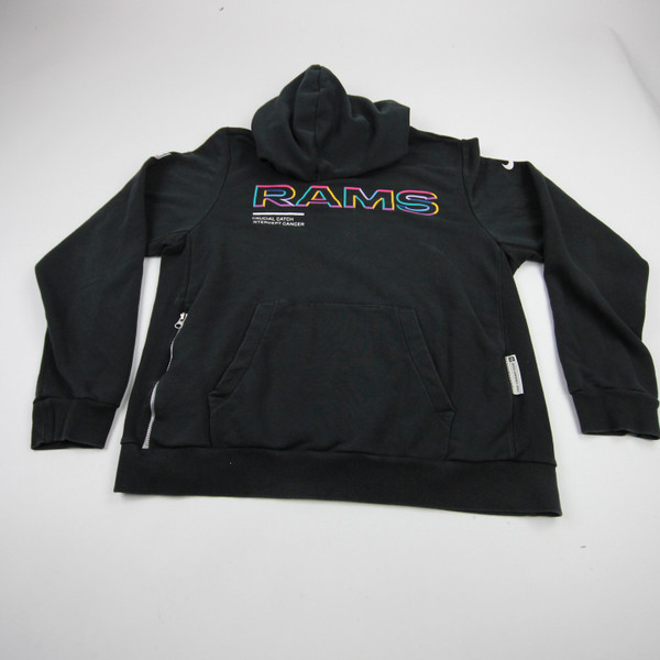 LA Rams Nike NFL On Field Dri-Fit Sweatshirt Men's Black Used L TOPS-184023