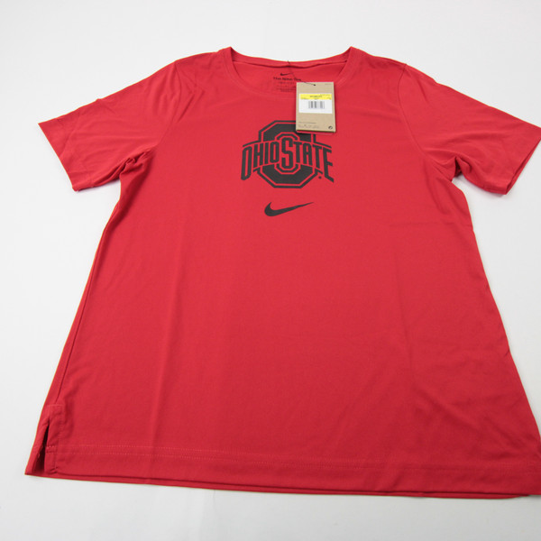 Ohio State Buckeyes Nike Dri-Fit Short Sleeve Shirt Women's New with Tags S TOPS-184898