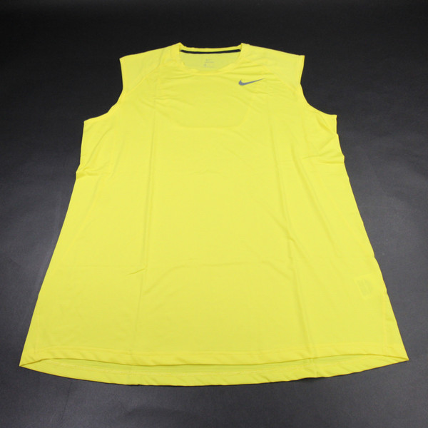 Nike Pro Sleeveless Shirt Men's Yellow New with Tags XXL TOPS-184648