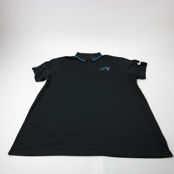 Carolina Panthers Nike NFL On Field Dri-Fit Polo Men's Black New with Tags 3XL TOPS-185203