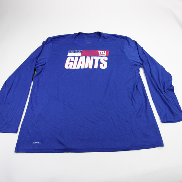 New York Giants Nike NFL On Field Dri-Fit Long Sleeve Shirt Men's 3XL TOPS-185466