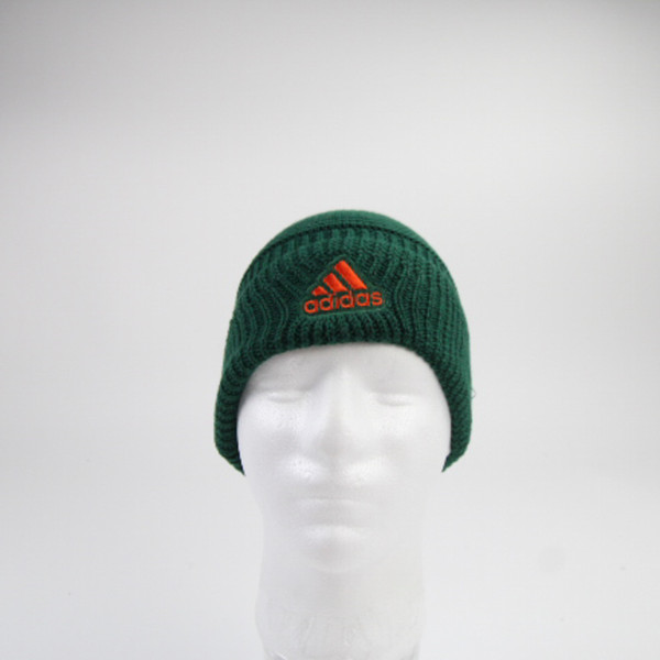 Miami Hurricanes adidas Winter Hat Unisex Green New with Tags OSFM HATS-017368