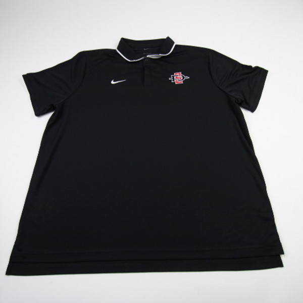 San Diego State Aztecs Nike Polo Men's Black New without Tags XXL TOPS-186697