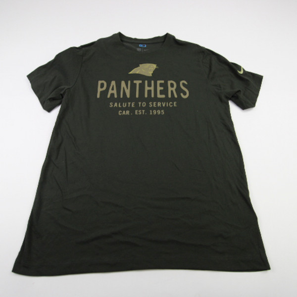 Carolina Panthers Nike NFL On Field Dri-Fit Short Sleeve Shirt Men's Used L TOPS-187307
