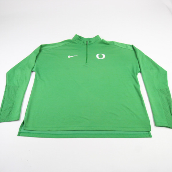 Oregon Ducks Nike Pullover Men's Green Used XXL TOPS-186289