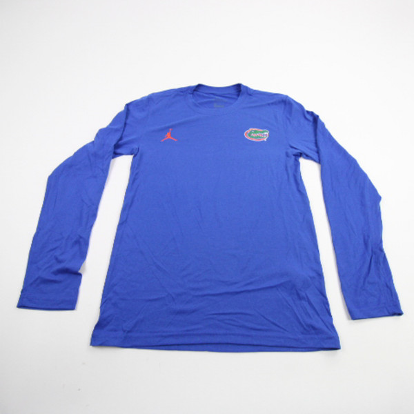 Florida Gators Nike Dri-Fit Long Sleeve Shirt Men's Blue New without Tags XS TOPS-188236