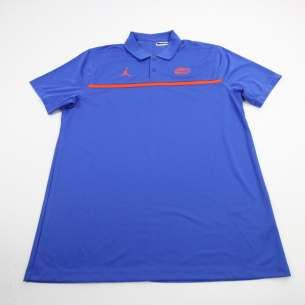 Florida Gators Air Jordan Polo Men's Blue Used Multiple Sizes TOPS-188247