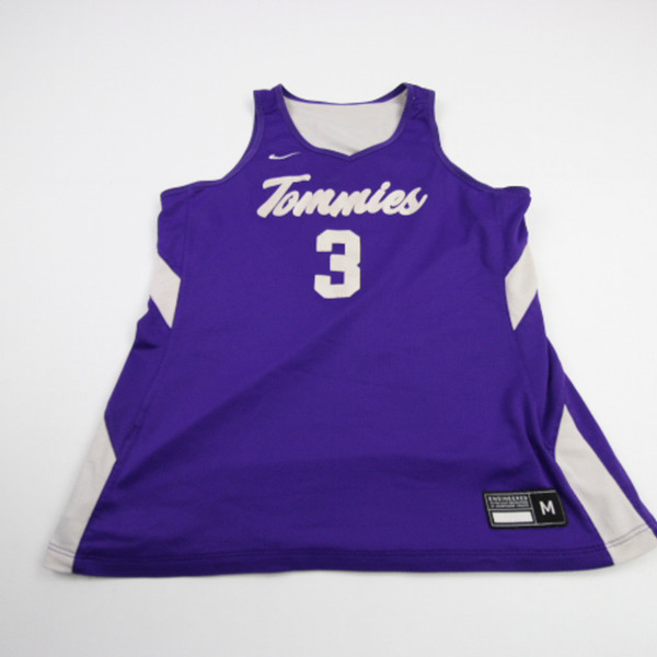 St. Thomas Tommies Nike Practice Jersey - Basketball Women's Purple Used M JRSY-012159