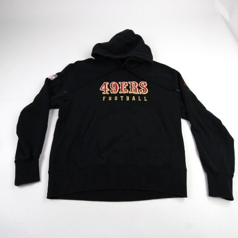 San Francisco 49ers Nike NFL On Field Sweatshirt Men's Black Used M TOPS-189461