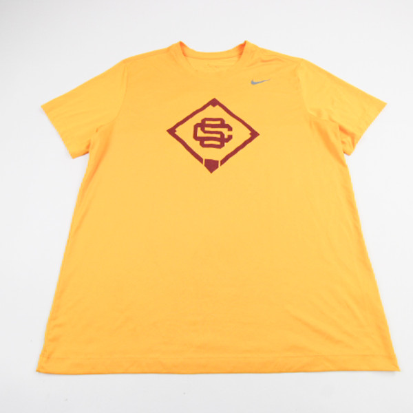 USC Trojans Nike Nike Tee Short Sleeve Shirt Men's Black Used Multiple Sizes TOPS-189934