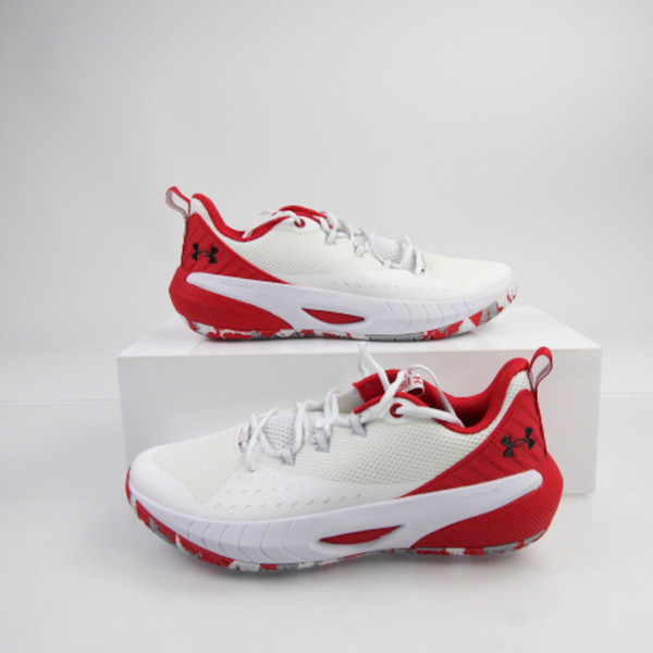 Under Armour HOVR Basketball Shoe Women's White Used 14 SHOE-023998