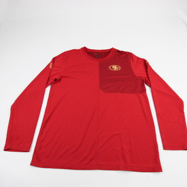 San Francisco 49ers Nike NFL On Field Dri-Fit Long Sleeve Shirt Men's Used L TOPS-189794