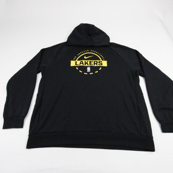 Los Angeles Lakers Nike NBA Authentics Dri-Fit Sweatshirt Men's Black Used XXL TOPS-189984