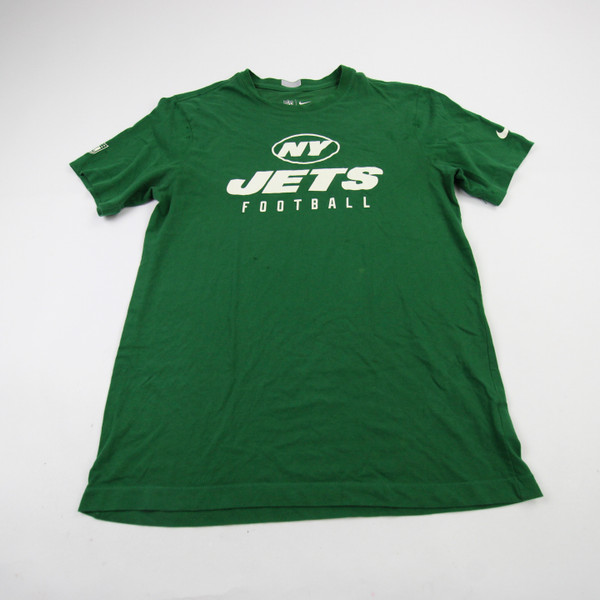New York Jets Nike Dri-Fit Short Sleeve Shirt Men's Green Used M TOPS-189217