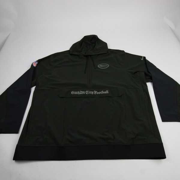 New York Jets Nike NFL On Field Pullover Men's Olive Used 3XL TOPS-191169