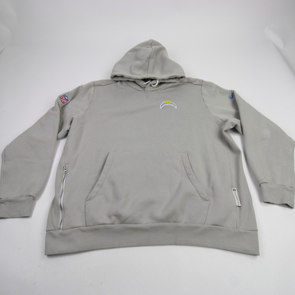 Los Angeles Chargers Nike NFL On Field Sweatshirt Men's Light Gray Used 3XL TOPS-191171