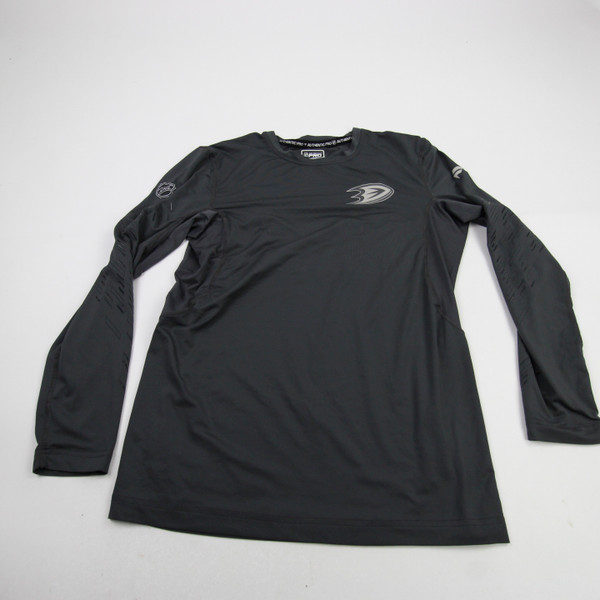 Anaheim Ducks Fanatics Compression Top Men's Gray Used L TOPS-191449