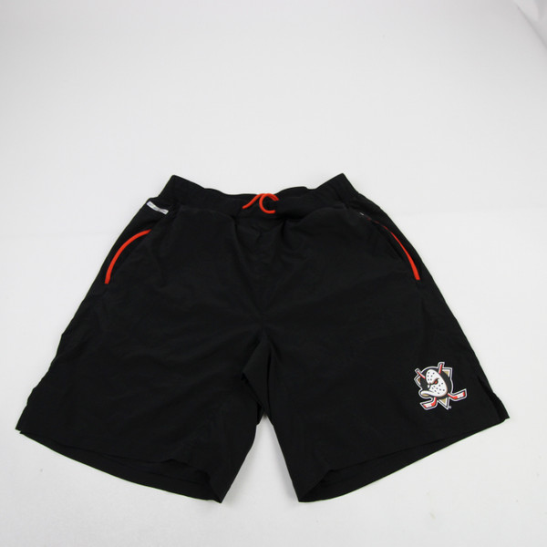 Anaheim Ducks Fanatics Practice Shorts Men's Black Used Multiple Sizes SHOR-041477