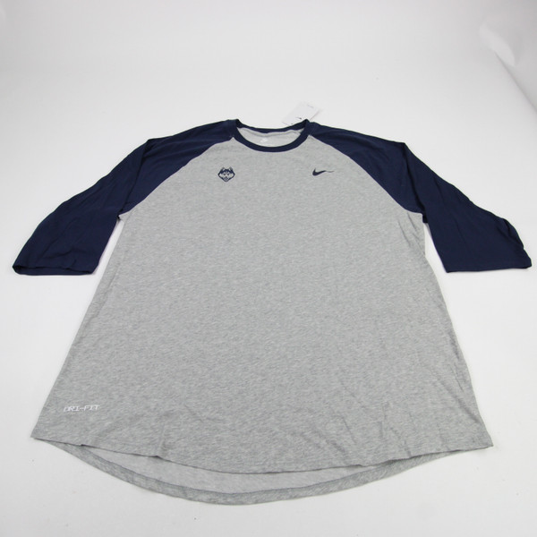 UConn Huskies Nike Dri-Fit Long Sleeve Shirt Men's New with Tags XXL TOPS-191637
