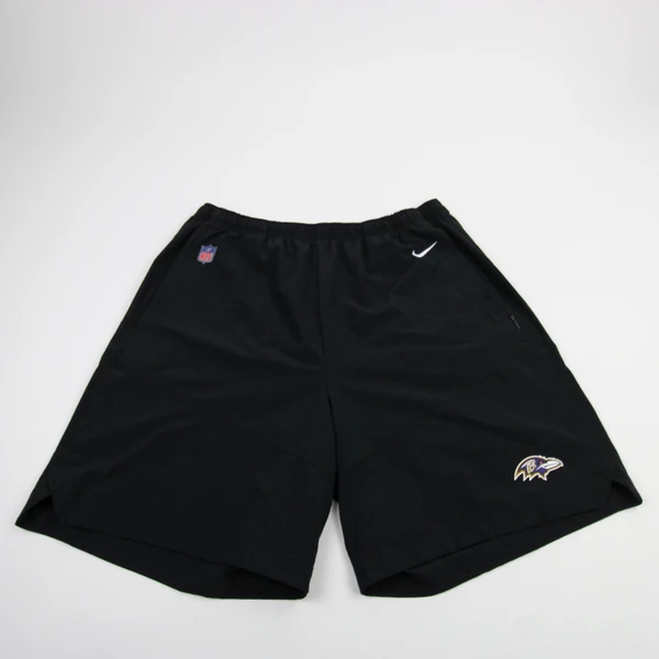 Baltimore Ravens Nike NFL On Field Dri-Fit Practice Shorts Men's Black Used XXL SHOR-041503