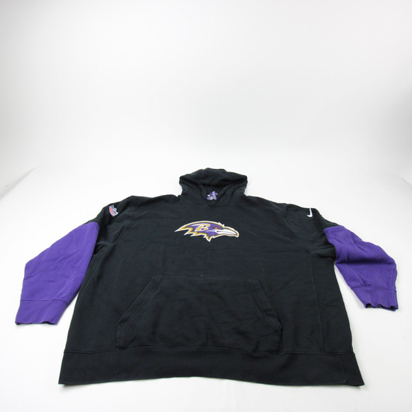 Baltimore Ravens Nike NFL On Field Dri-Fit Sweatshirt Men's Black Used 4XL TOPS-194302