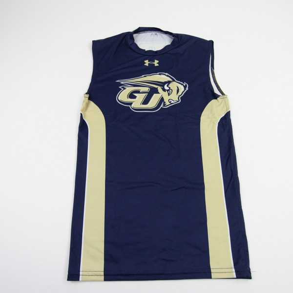 Gallaudet Bison Under Armour Compression Top Men's Navy Used M TOPS-194496