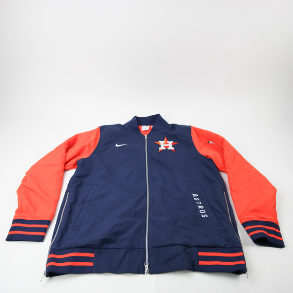 Houston Astros Nike MLB Authentic Jacket Men's Navy Used XL TOPS-194349