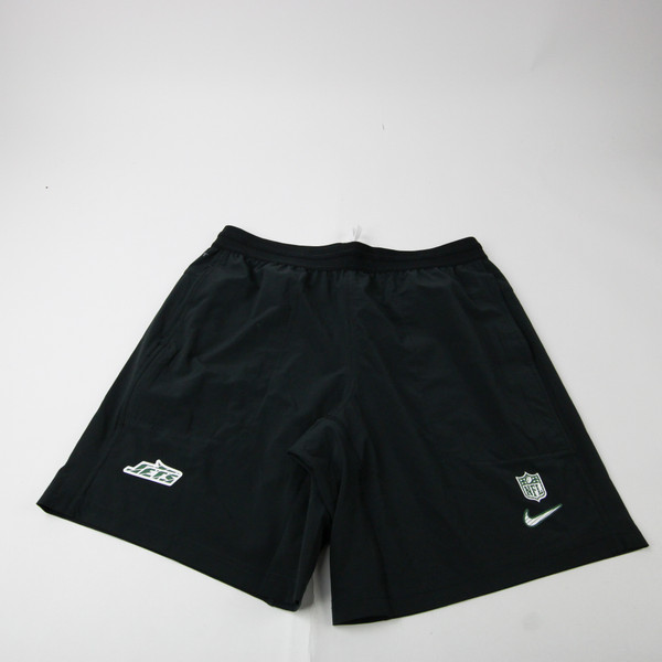 New York Jets Nike Dri-Fit Practice Shorts Men's Black Used M SHOR-042216