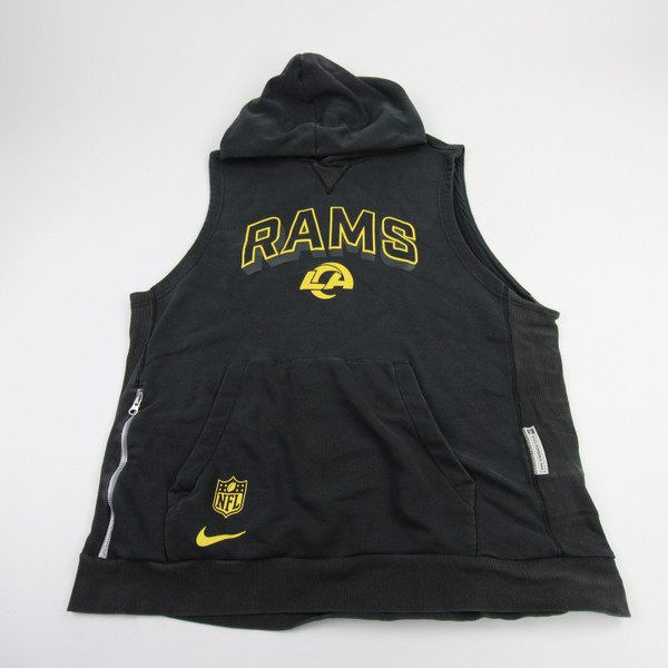 LA Rams Nike Dri-Fit Sweatshirt Men's Dark Gray Used XL TOPS-195007