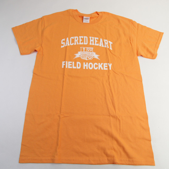Sacred Heart Pioneers Hanes Short Sleeve Shirt Men's Yellow Used M