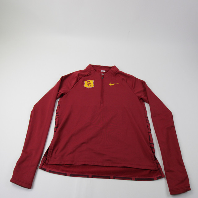 別注 USC Trojans カレッジクルースウェット ONE SIZE USC Trojans Men's League Gray Seal Heritage 1/4 Zip Top