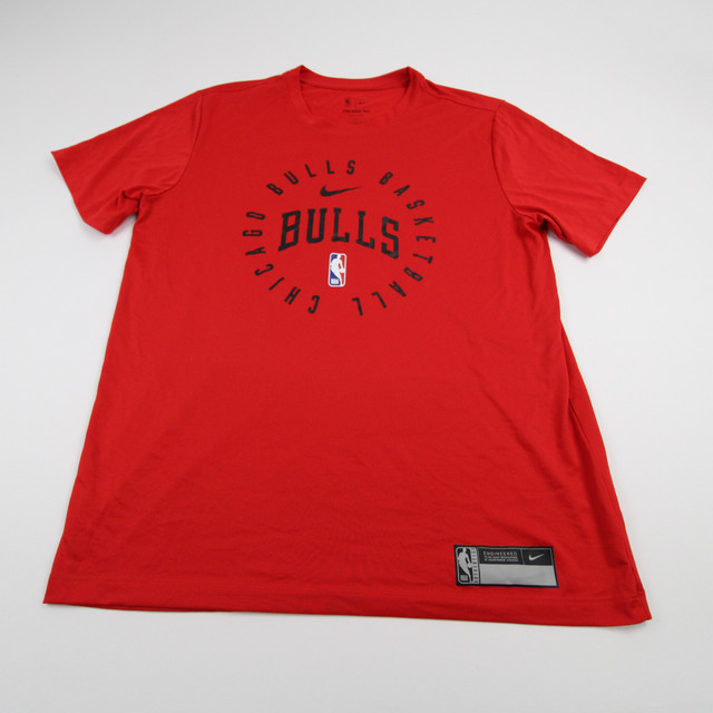 NIKE - NBA Bulls Nike Practice T-shirt Lサイズ Men's Chicago Bulls Nike Heather Gray 2023/24 Sideline