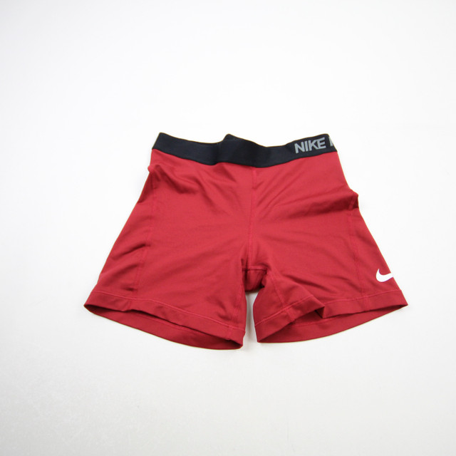 maroon nike pro shorts