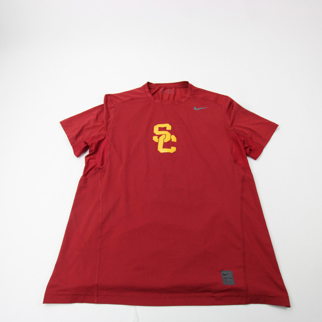 nike pro combat shirt red