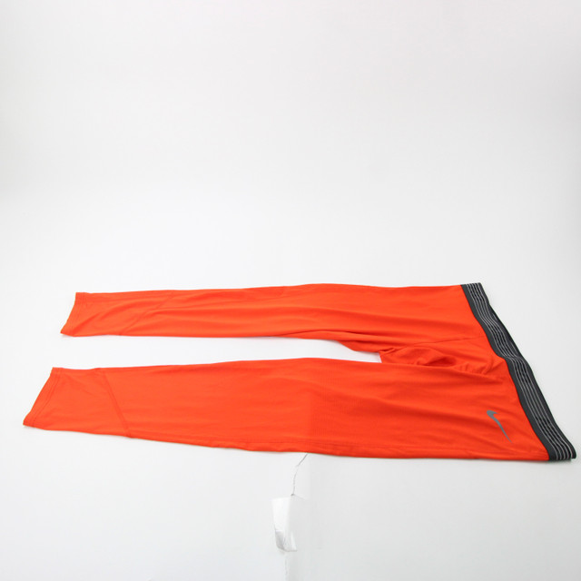 orange nike compression pants