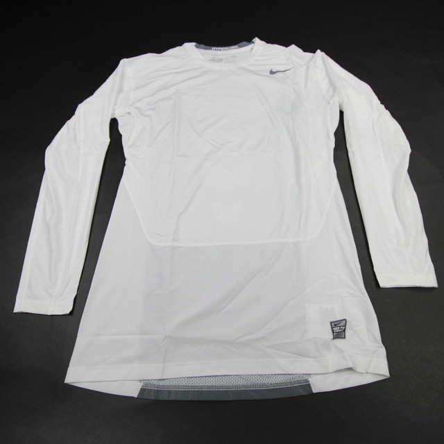 white nike pro combat shirt