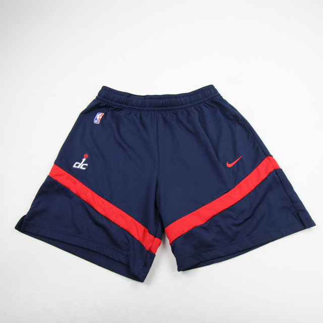 red and blue nike shorts