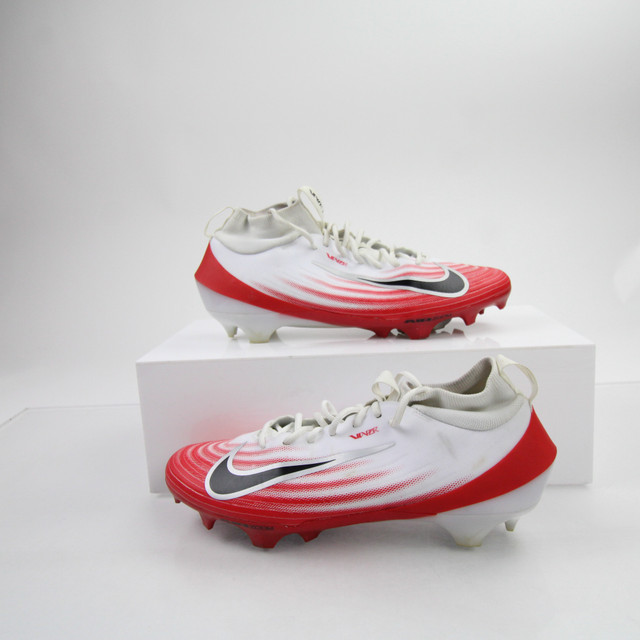 red and white cleats football