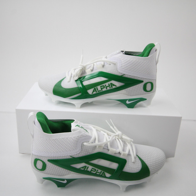 Oregon Ducks Football Football Cleats | Team Issued Football  display picture 1