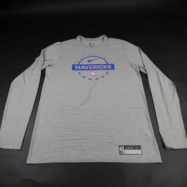 Dallas Mavericks Long Sleeve Shirts | Team Issued Long Sleeve