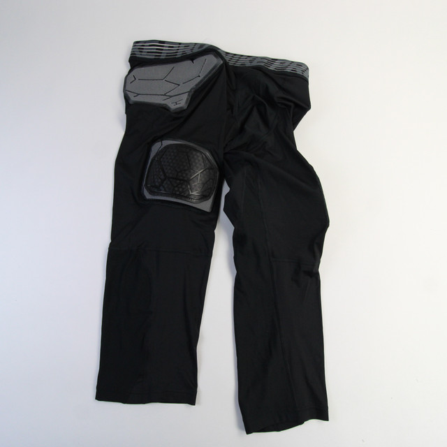 Nike Pro Combat Padded Compression Pants Men's Black 3/4 Length Large C5