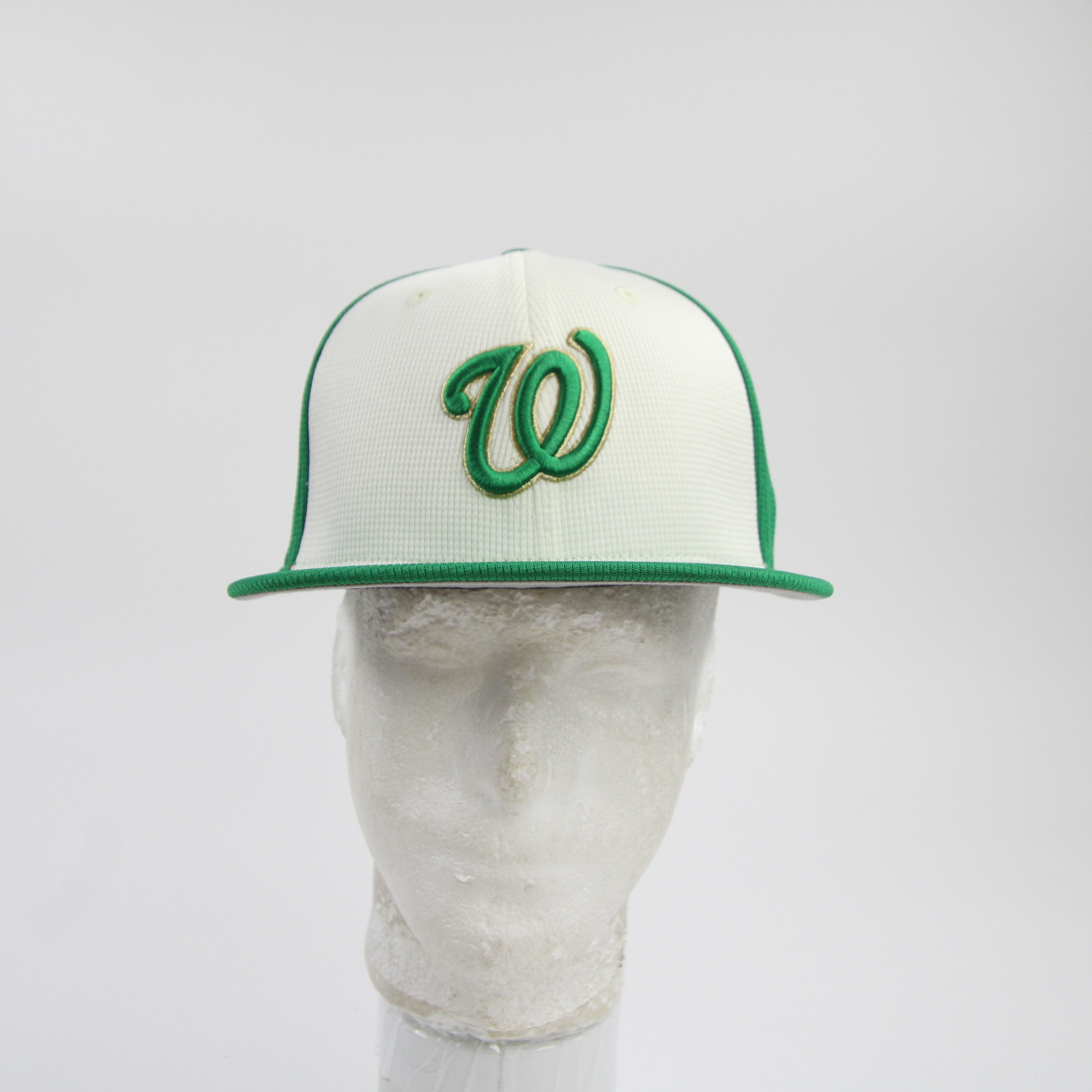 Washington Nationals New Era 59fifty Fitted Hat Men's Green/White