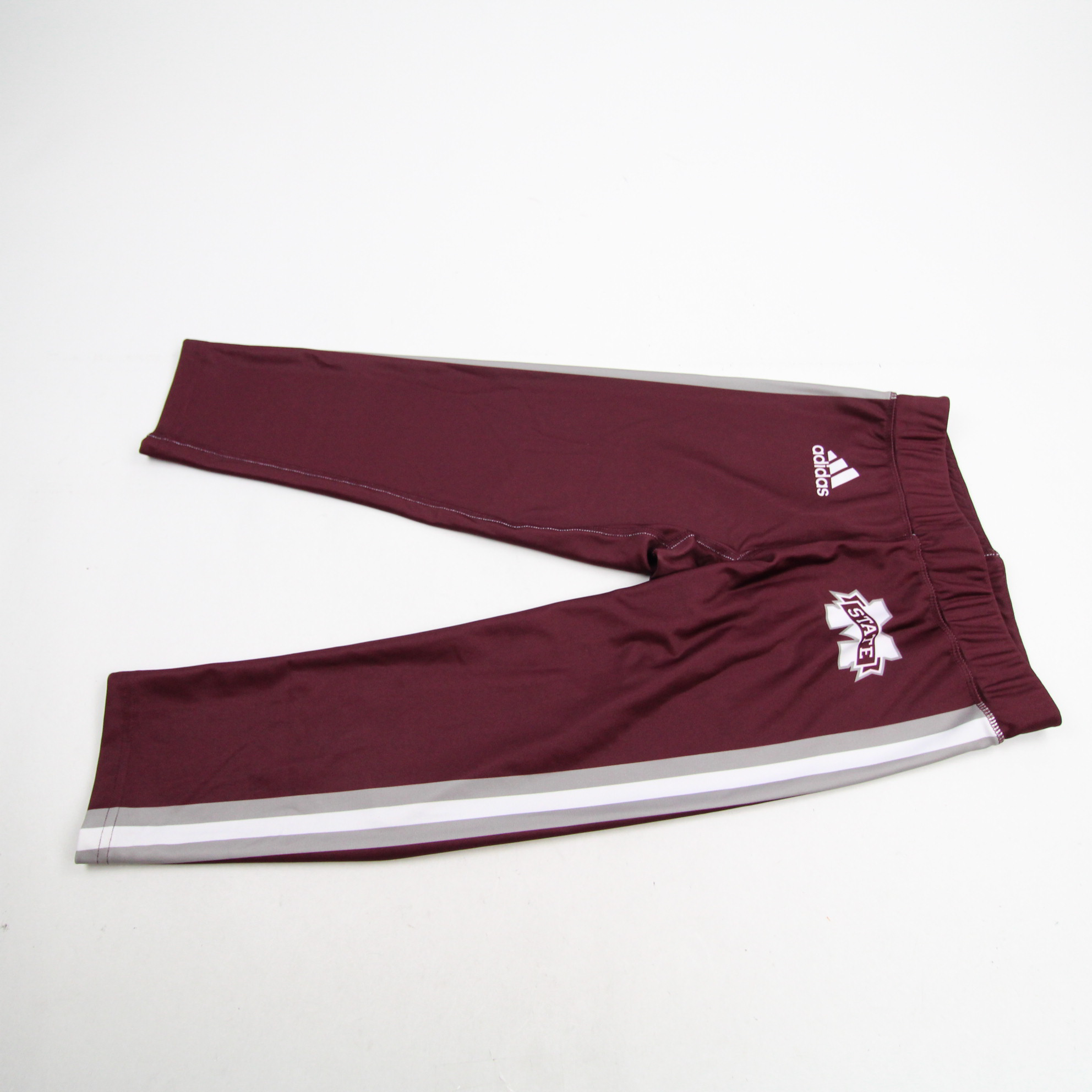 Mississippi State Bulldogs adidas Running Tights Men's Maroon New