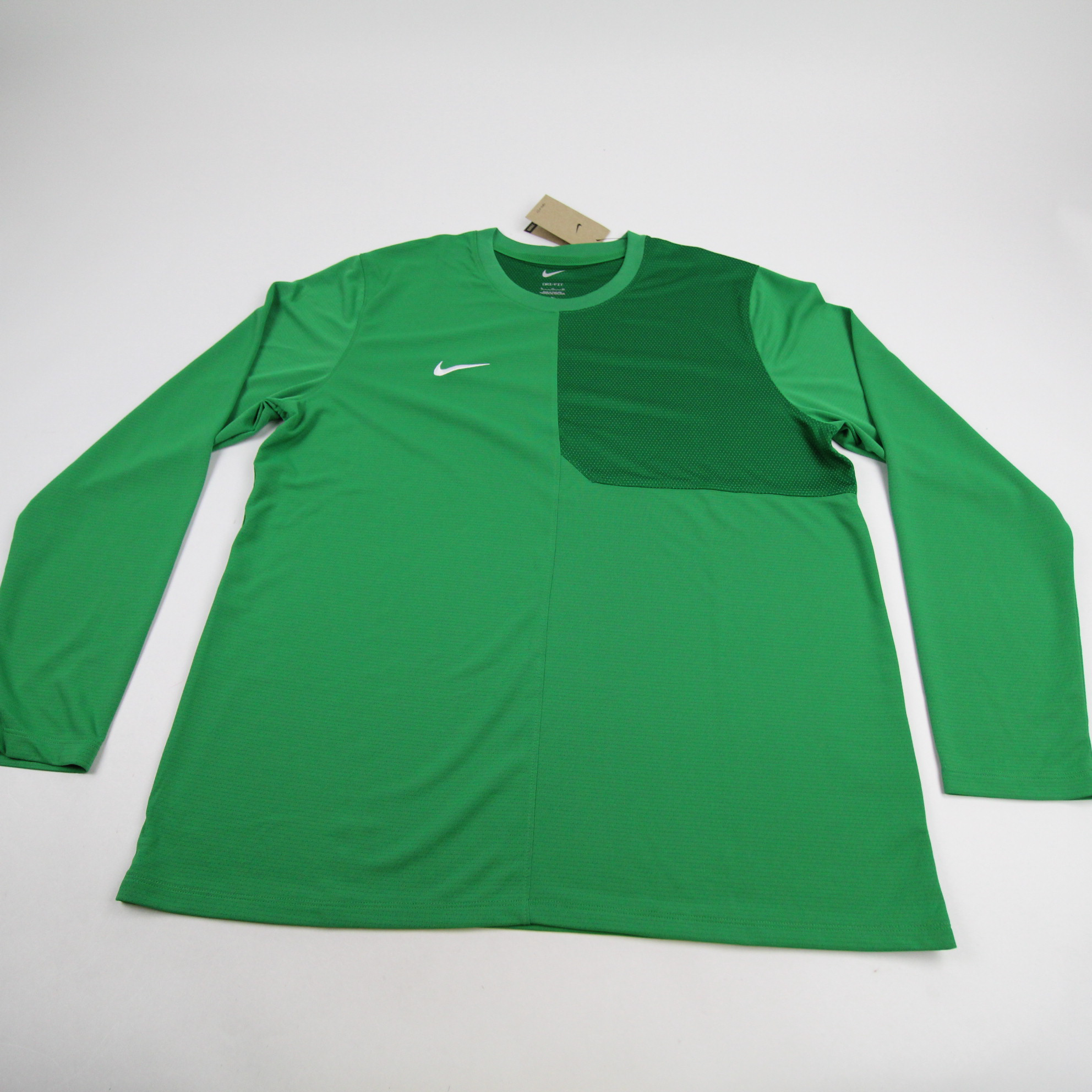 Nike Dri-Fit Long Sleeve Shirt Men's Green New with Tags XL