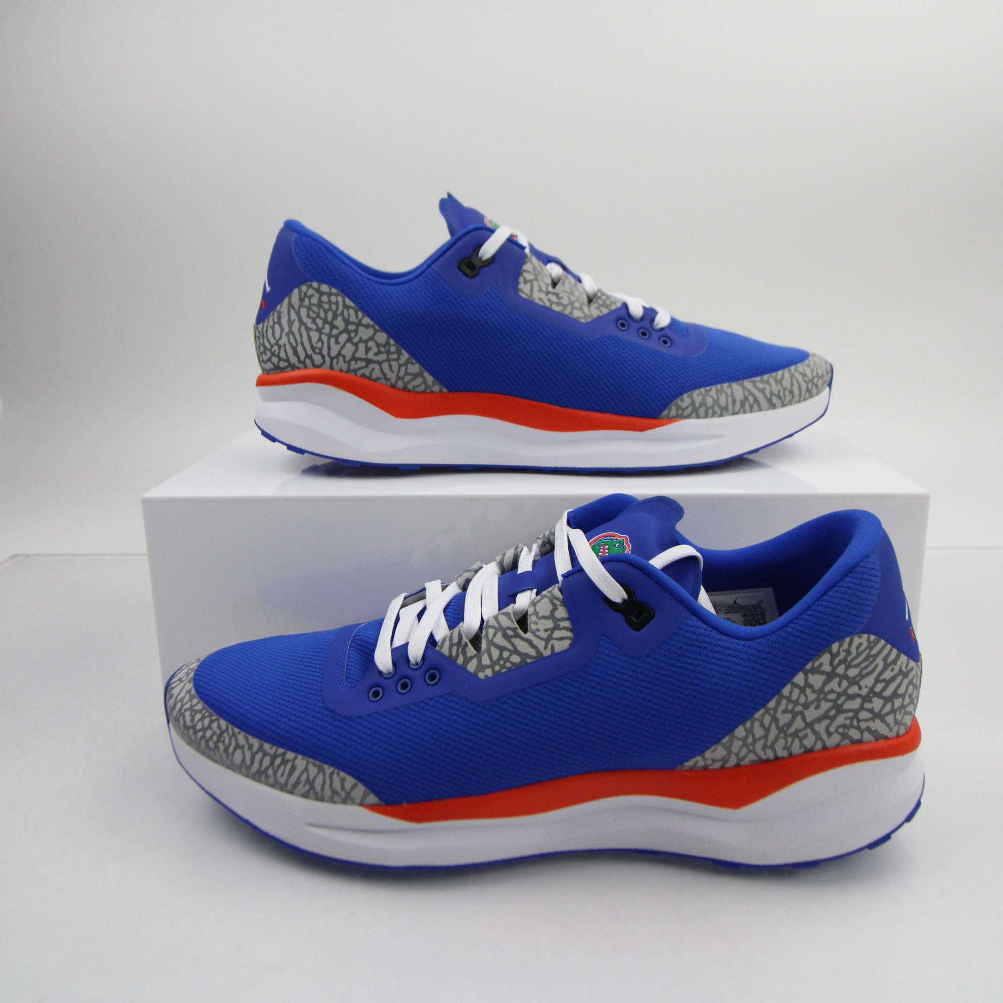 Jordan ZM TRunner Ultimate Flordia‎ Gators Shoes Men 11.5 White Blue Sneakers Nike Air Jordan Trunner Ultimate Florida Gator PE White Blue  main image 3