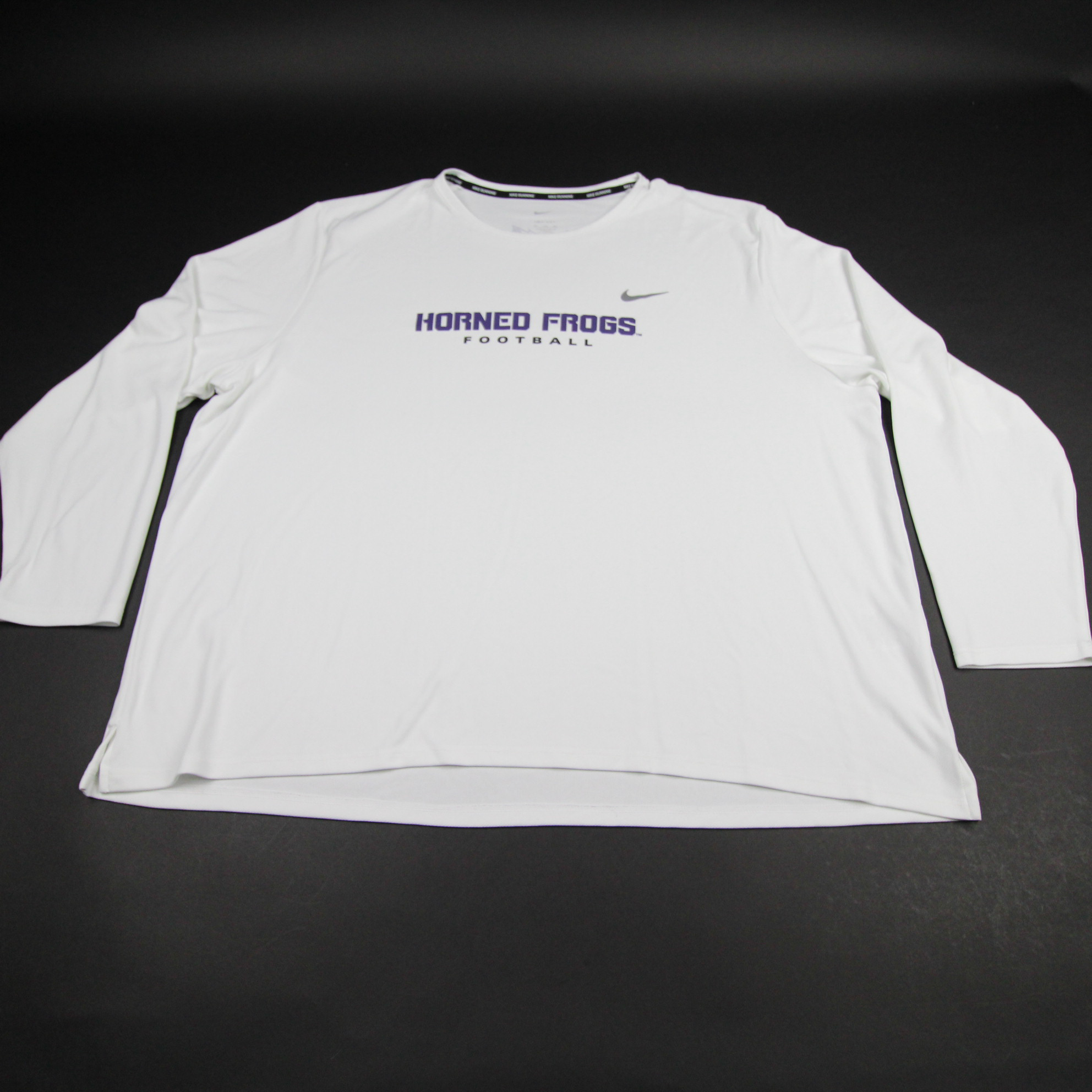 TCU Horned Frogs Nike Dri-Fit Long Sleeve Shirt Men's White