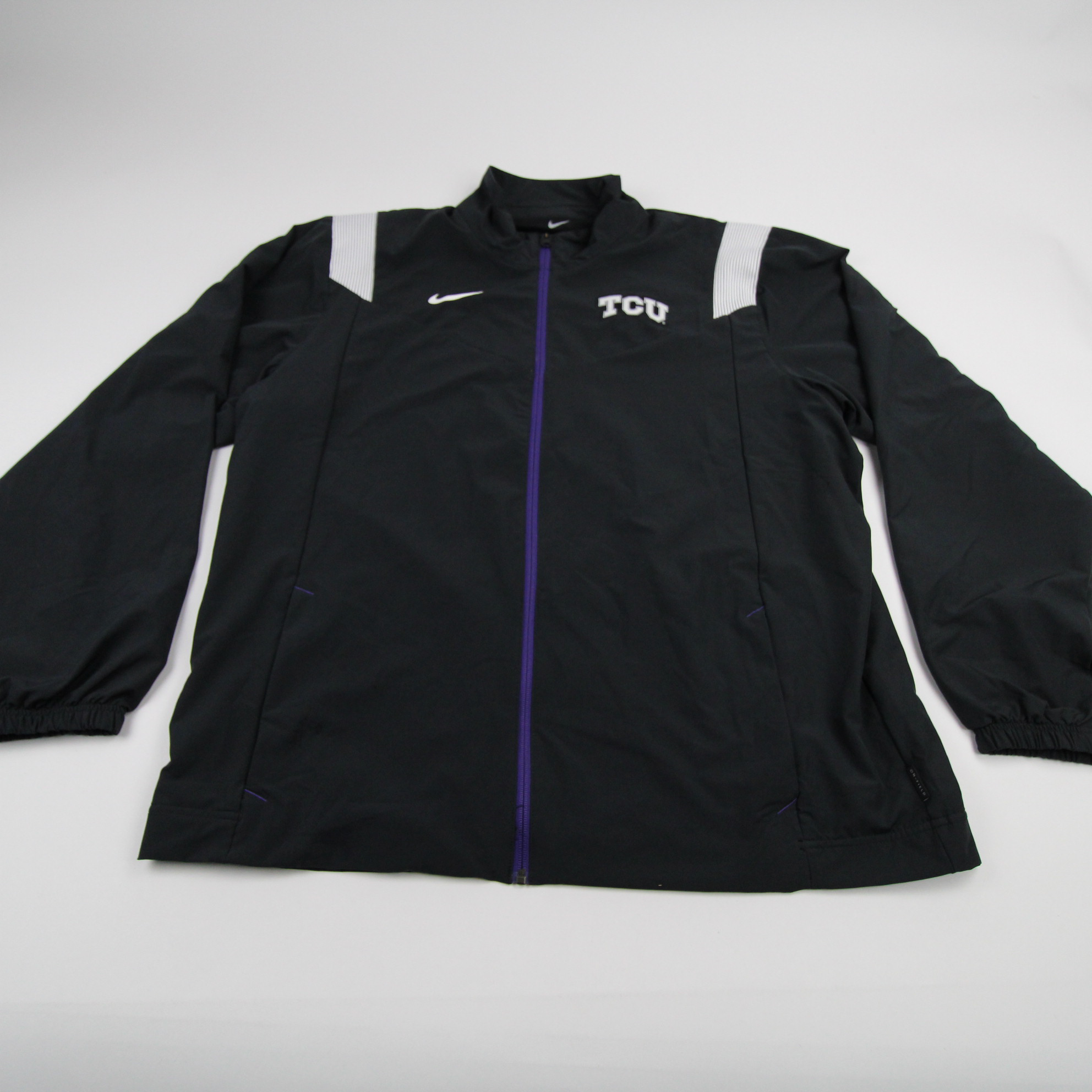 TCU Horned Frogs Nike Jacket Men's Black Used XLT-TOPS-145538