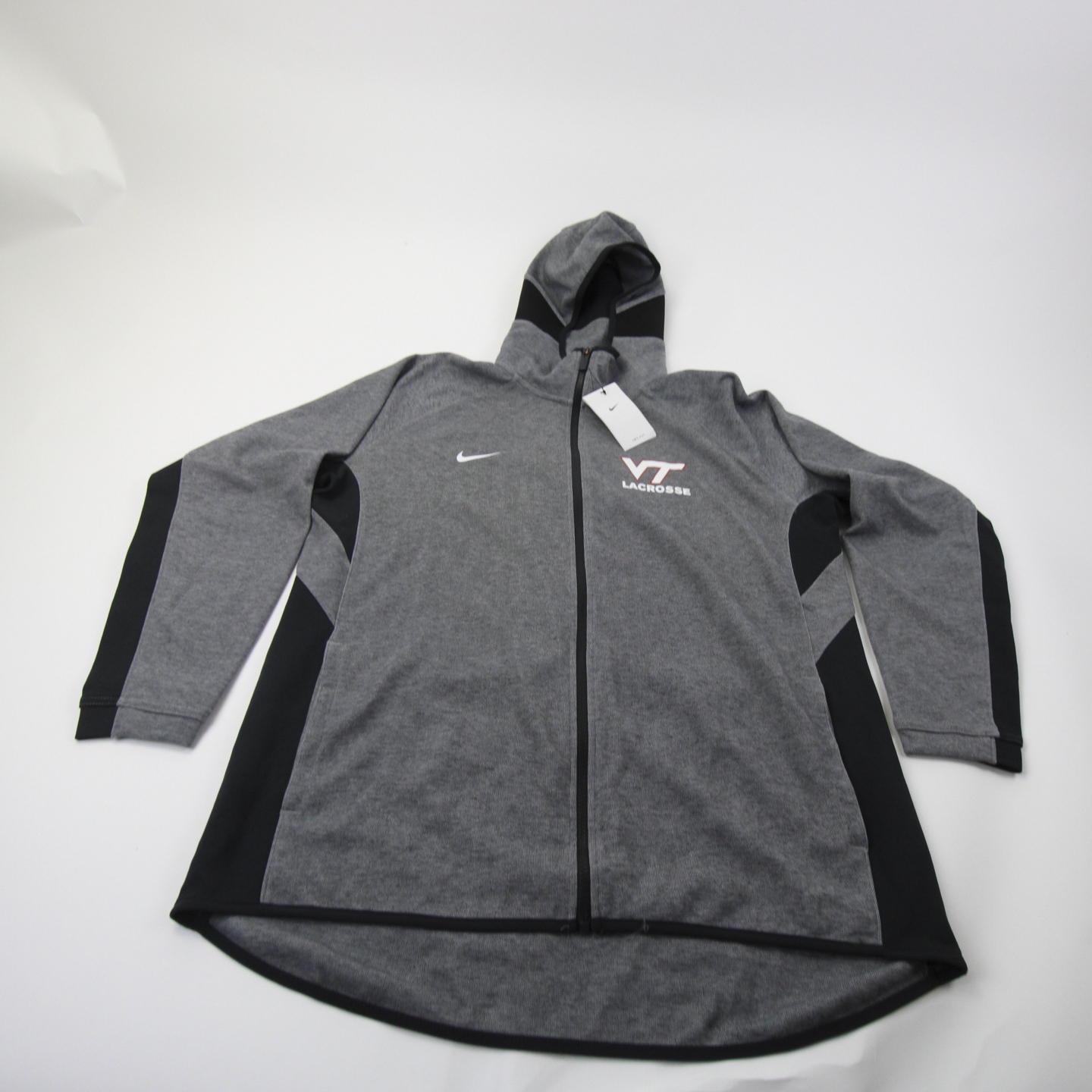Vtwelve スポーツジャケット グレーと黒 Virginia Tech Hokies Nike Jacket Men's Gray/Black New XL-TOPS-157075