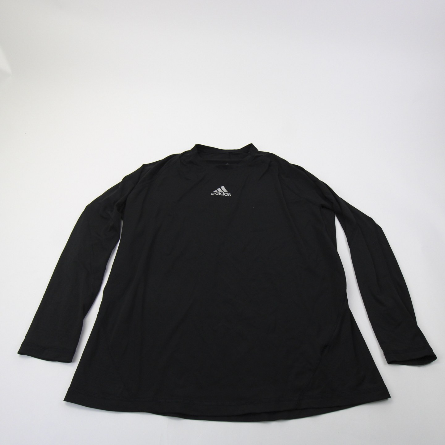 adidas Techfit Compression Top Men's Black Used 2XL-TOPS-158387